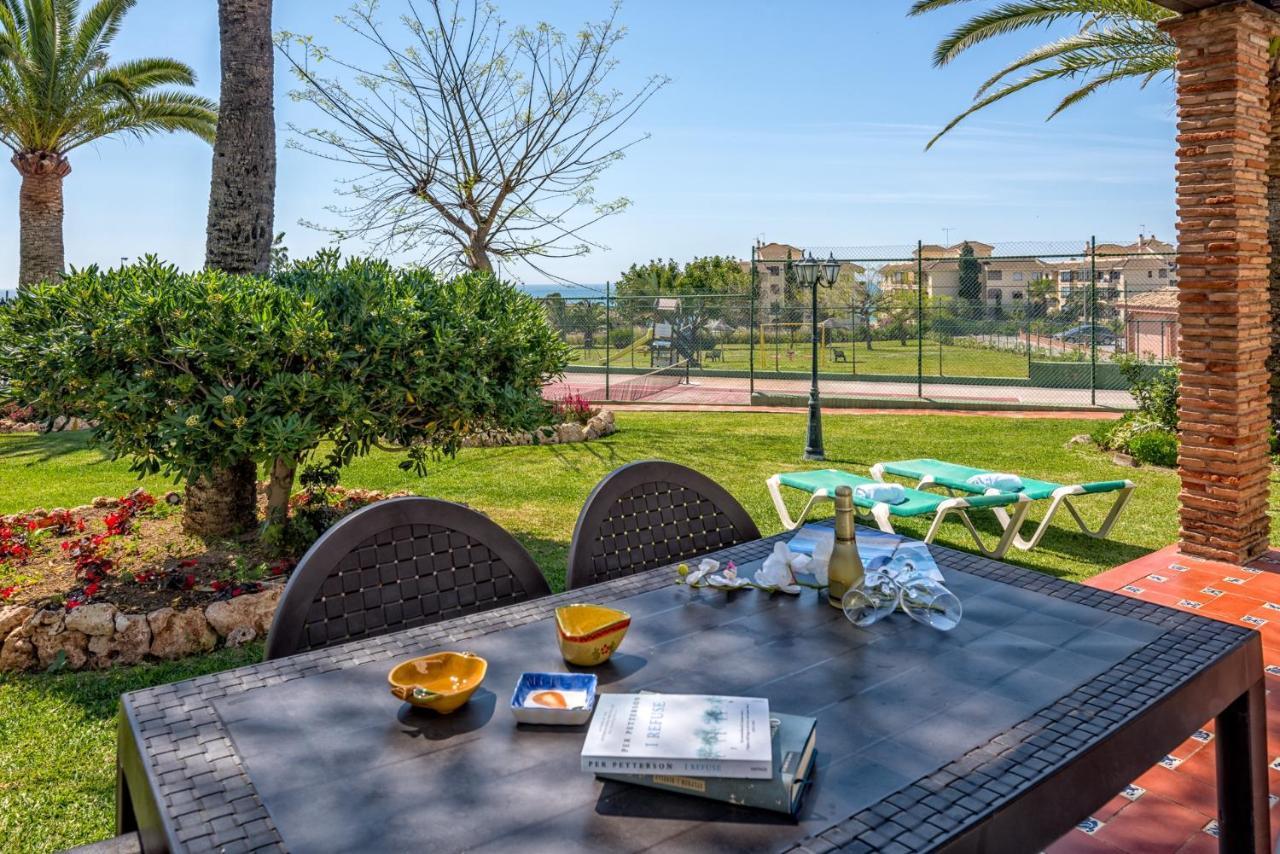 Bungalow Sea View, Pool, Tennis, Beach 5Min Walk Mijas Exterior foto