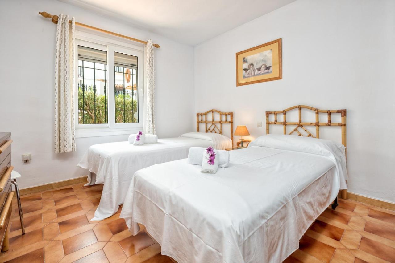 Bungalow Sea View, Pool, Tennis, Beach 5Min Walk Mijas Exterior foto